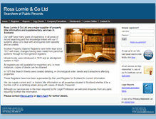 Tablet Screenshot of lornies.co.uk